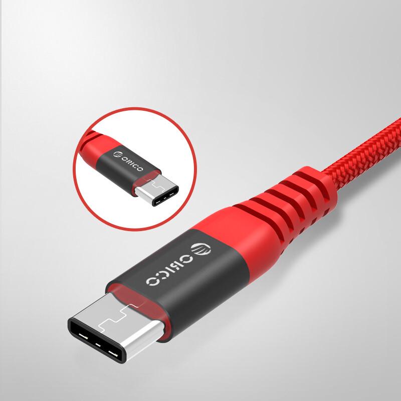 Кабель Orico HTK-10-RD для зарядки и передачи данных USB Type-C 1 м - фото 3