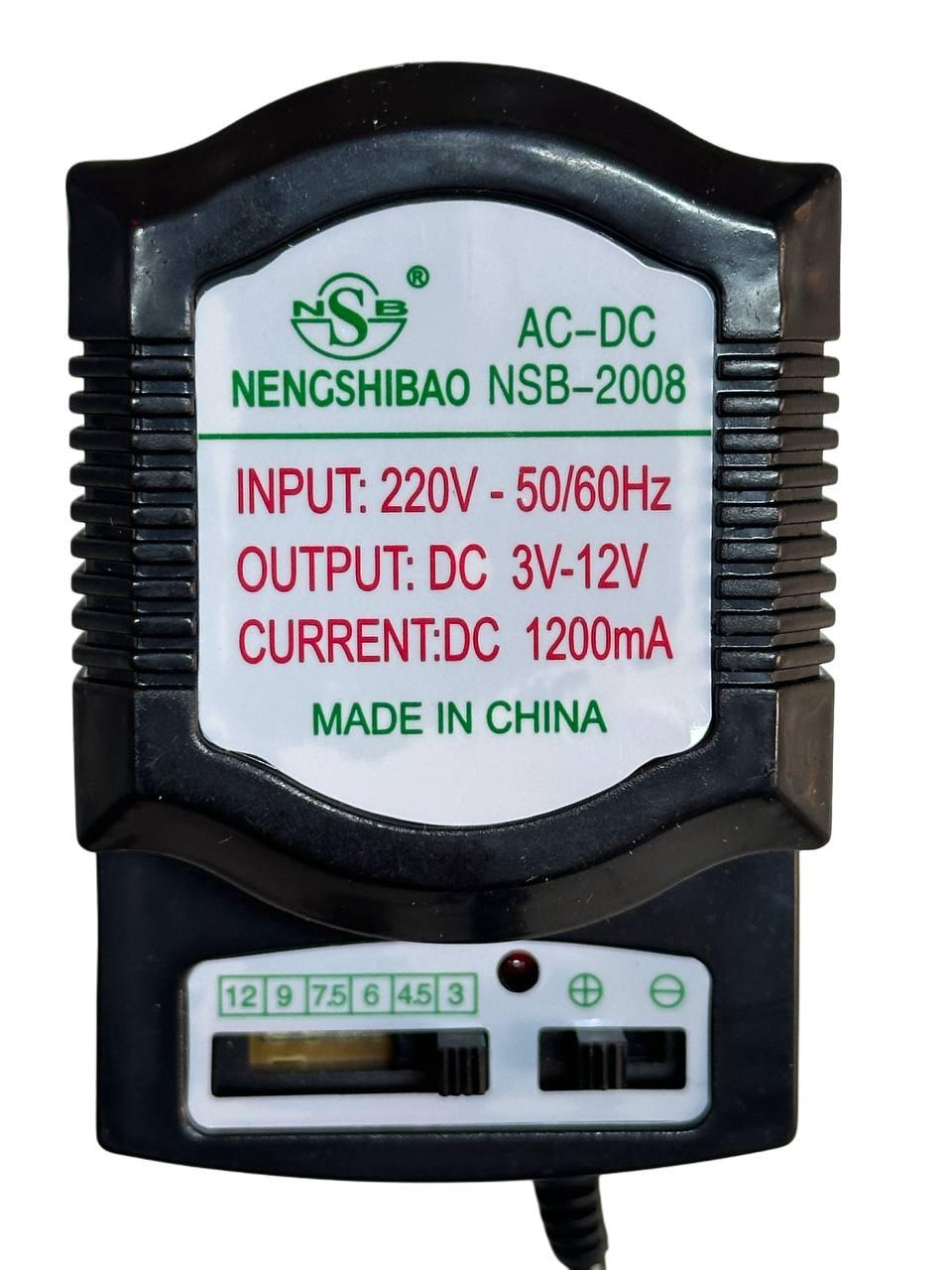 Блок живлення трансформаторний UKC NENGSHIBAO NSB-2008 3–12 В 1200 мА (2603722754) - фото 2 Блок живлення трансформаторний UKC NENGSHIBAO NSB-2008 3–12 В 1200 мА (2603722754) - фото 2