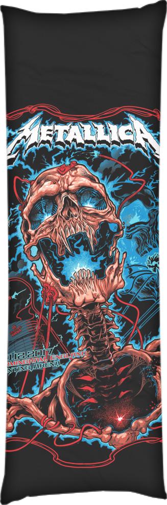 Подушка дакимакура Metallica 8 50x150 см (13546068)