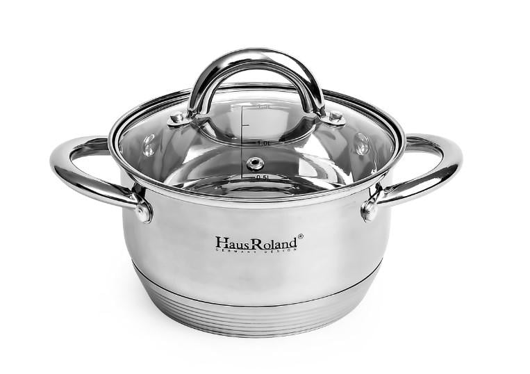 Кастрюля с крышкой HausRoland 1,9 л (AN013328)
