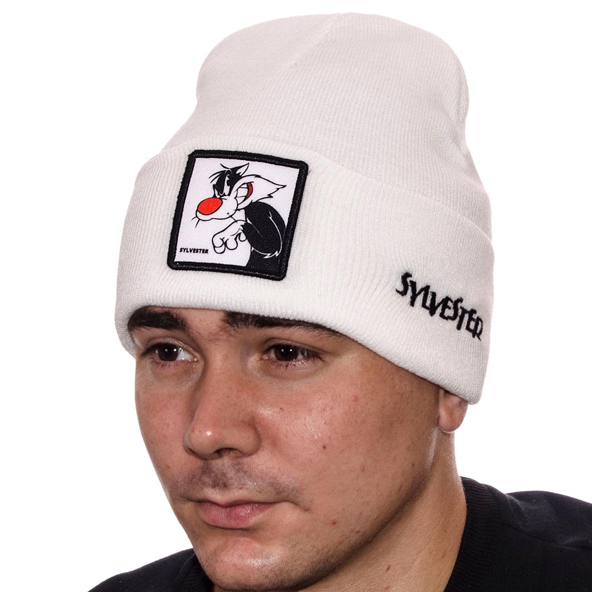 Шапка з шевроном Sylvester L21023 57-58 Білий