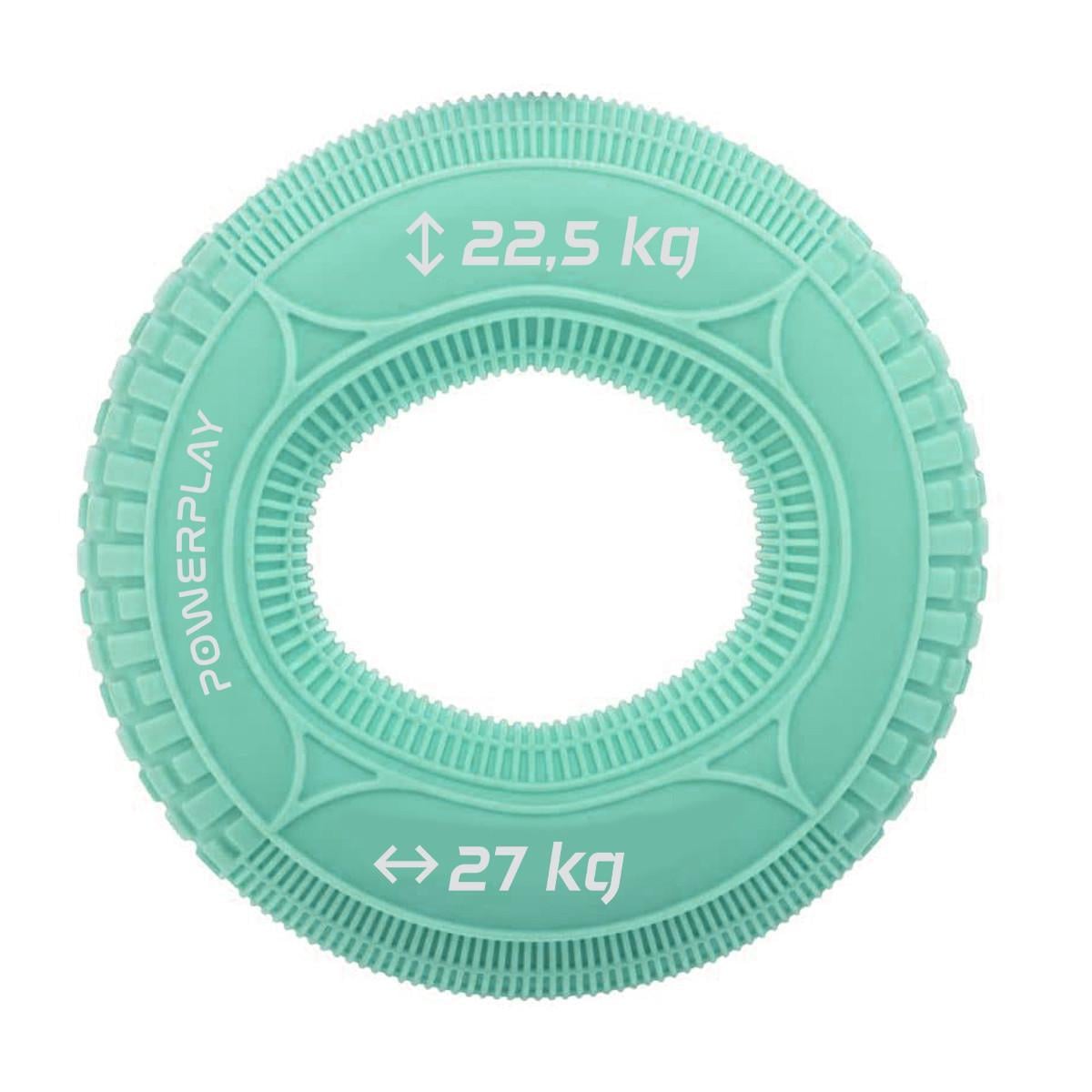 Эспандер кистевой силиконовый PowerPlay PP-4330 Hand Grip Loops Medium 22,5-27 кг Мятный (3019802652)