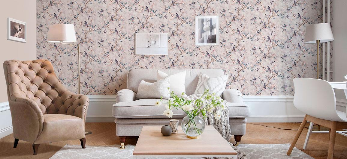 Обои бумажные Континент Тея Бежево-серый (1593) - фото 6 Обои бумажные Континент Тея Бежево-серый (1593) - фото 6