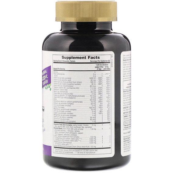 Витаминно-минеральный комплекс Nature's Plus Animal Parade Gold 120 Tabs Natural Grape Flavor (NTP29934) - фото 2