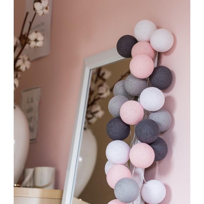 Гірлянда тайські ліхтарики CBL SMOKY PINK 20 шт. 3,7 м Гірлянда тайські ліхтарики CBL SMOKY PINK 20 шт. 3,7 м