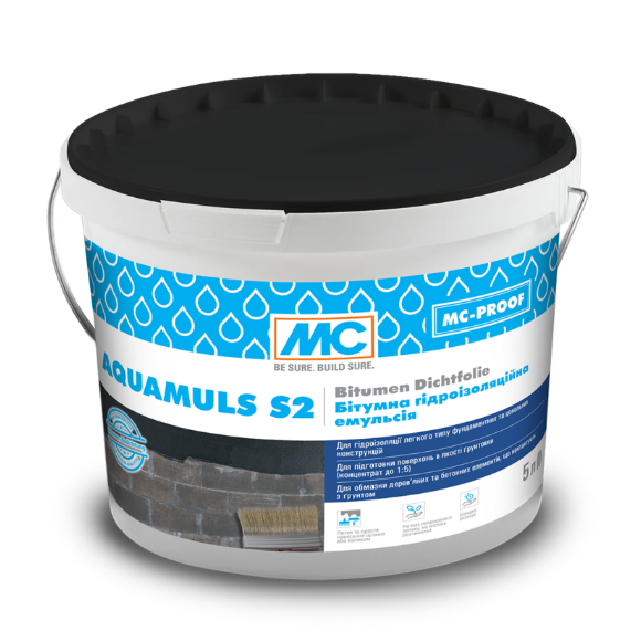 Битумная гидроизоляционная эмульсия MC-Bauchemie Aquamuls S2 5 л