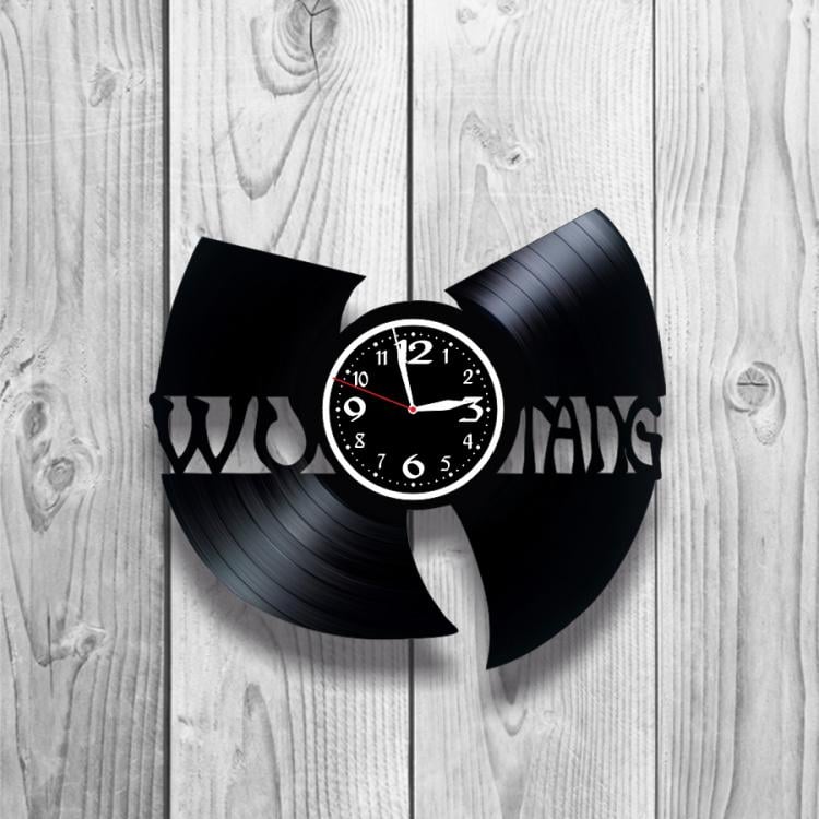 Часы настенные Wu-Tang Clan 0399 из виниловой пластинки