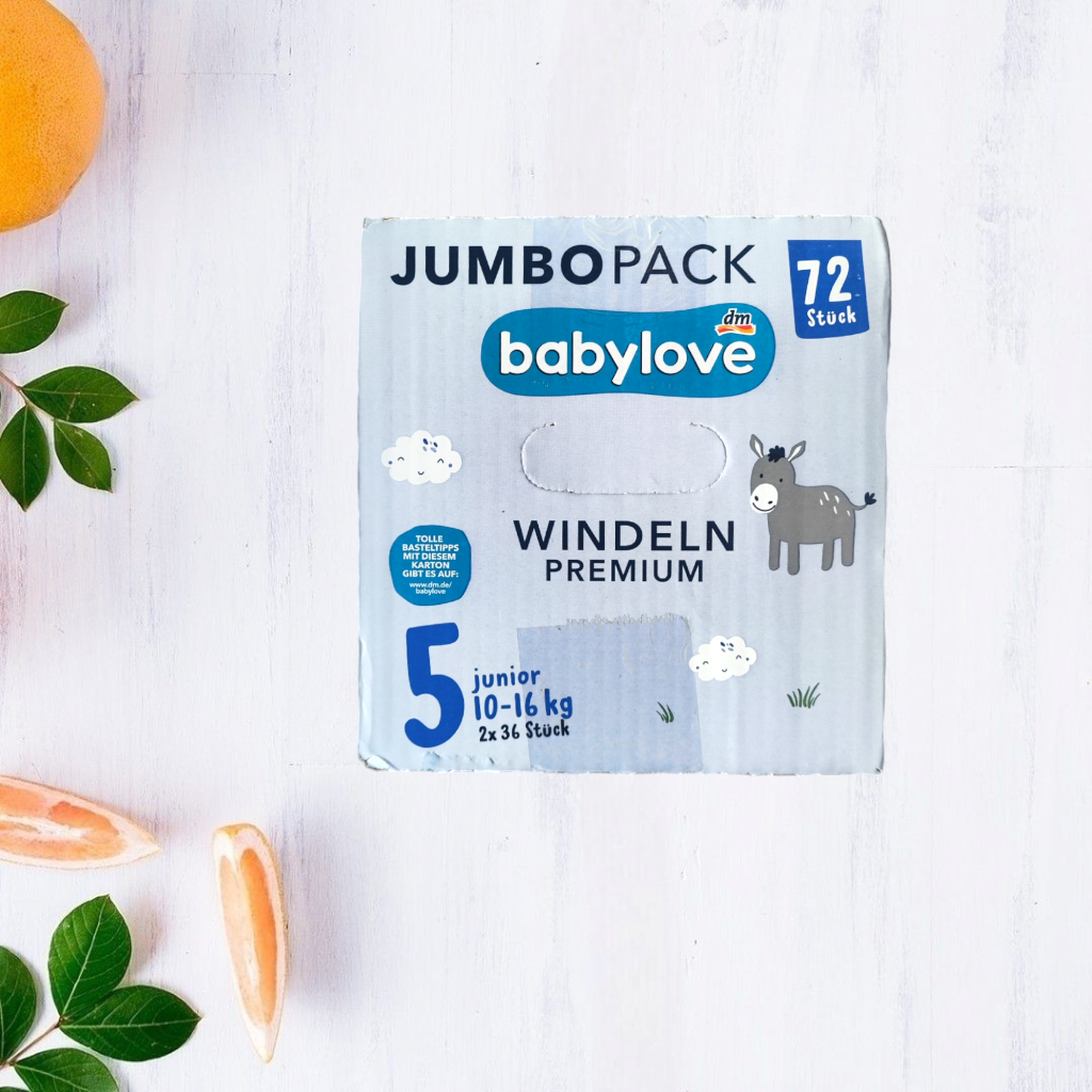 Підгузки Babylove Premium Jumbo Pack 5 10-16 кг 72 шт. - фото 3