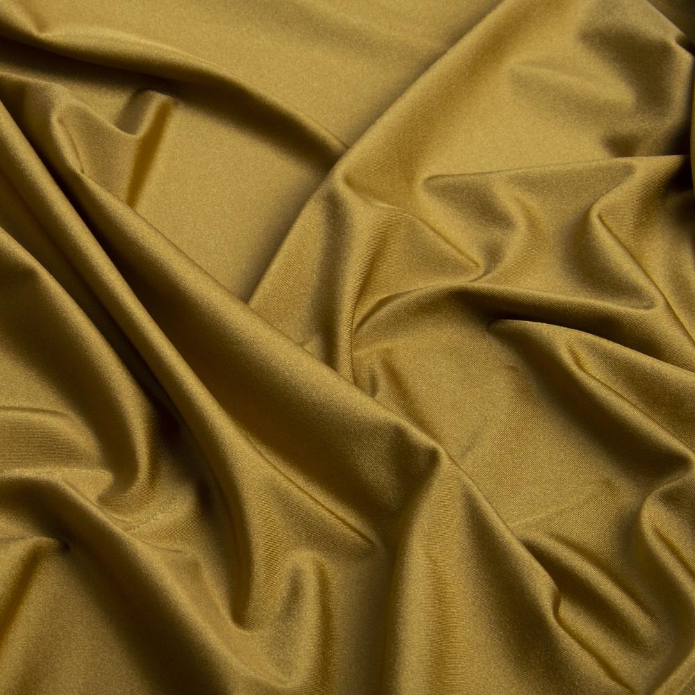 Ткань трикотаж Бифлекс блеск 217 гр/кв.м олива