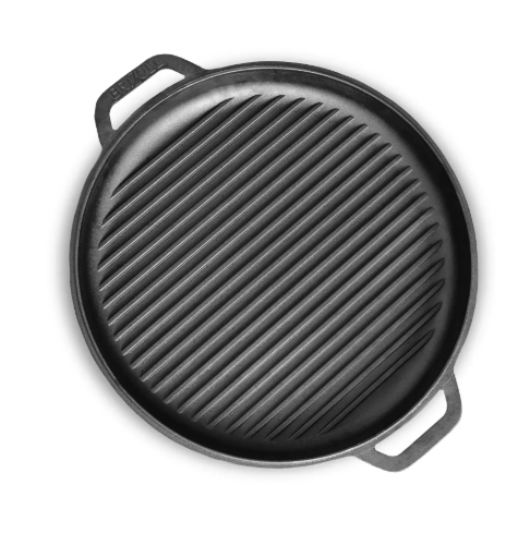 Сковорода чавунна Brizoll WOK з чавунною кришкою сковородою гриль 8 л - фото 5 Сковорода чавунна Brizoll WOK з чавунною кришкою сковородою гриль 8 л - фото 5