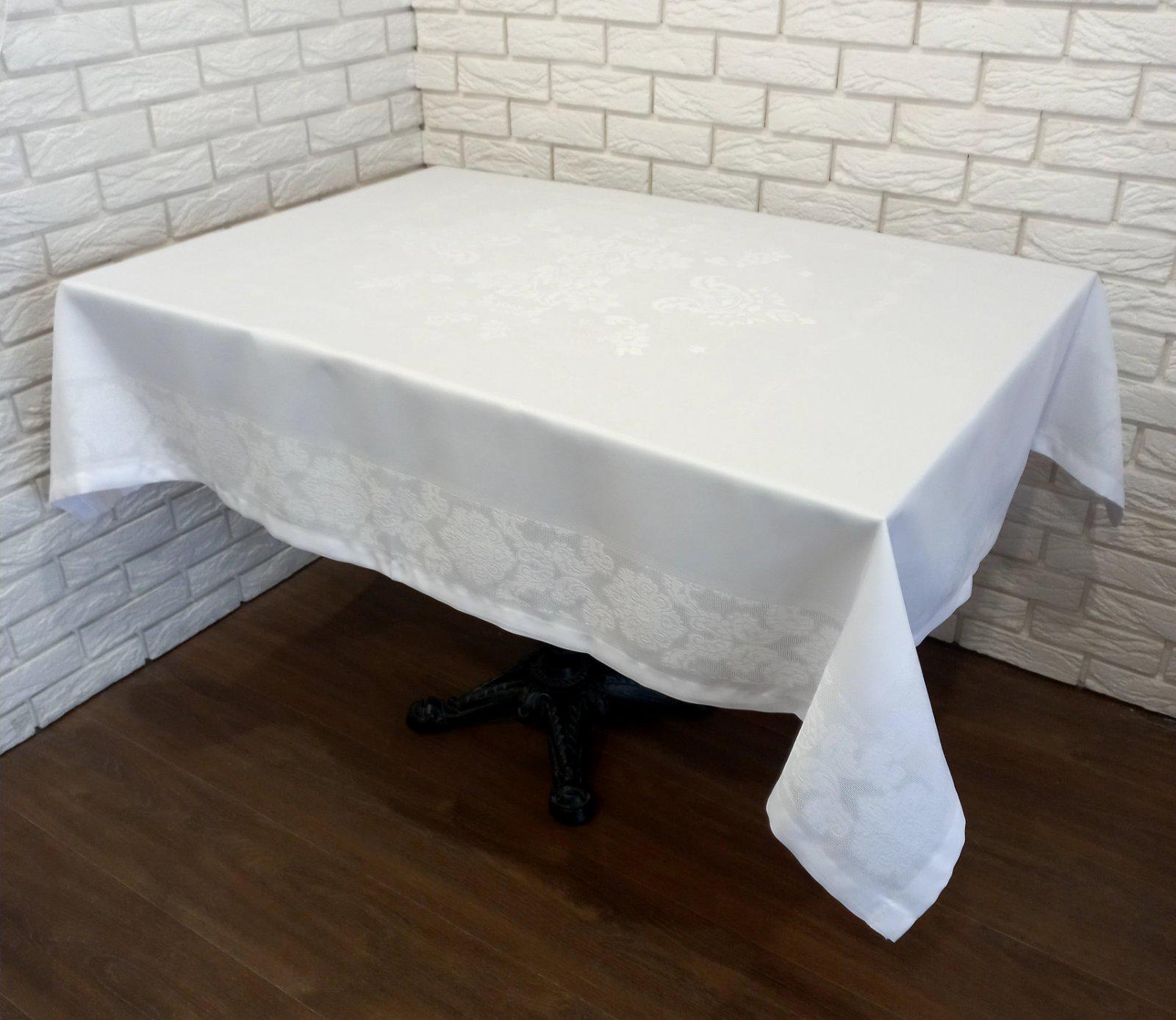 Скатерть тефлоновая Sagol 160x350 St-060 White (CN10416)