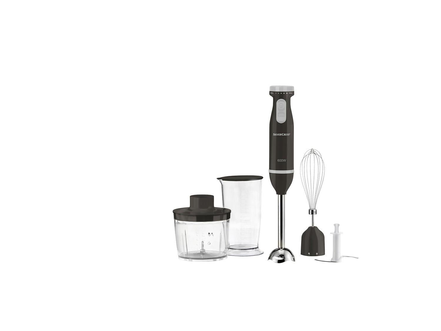 Блендер ручний Silver Crest Kitchen Tools SSMS 600 E6/SOSMS 600 E6 Чорний (70207366)