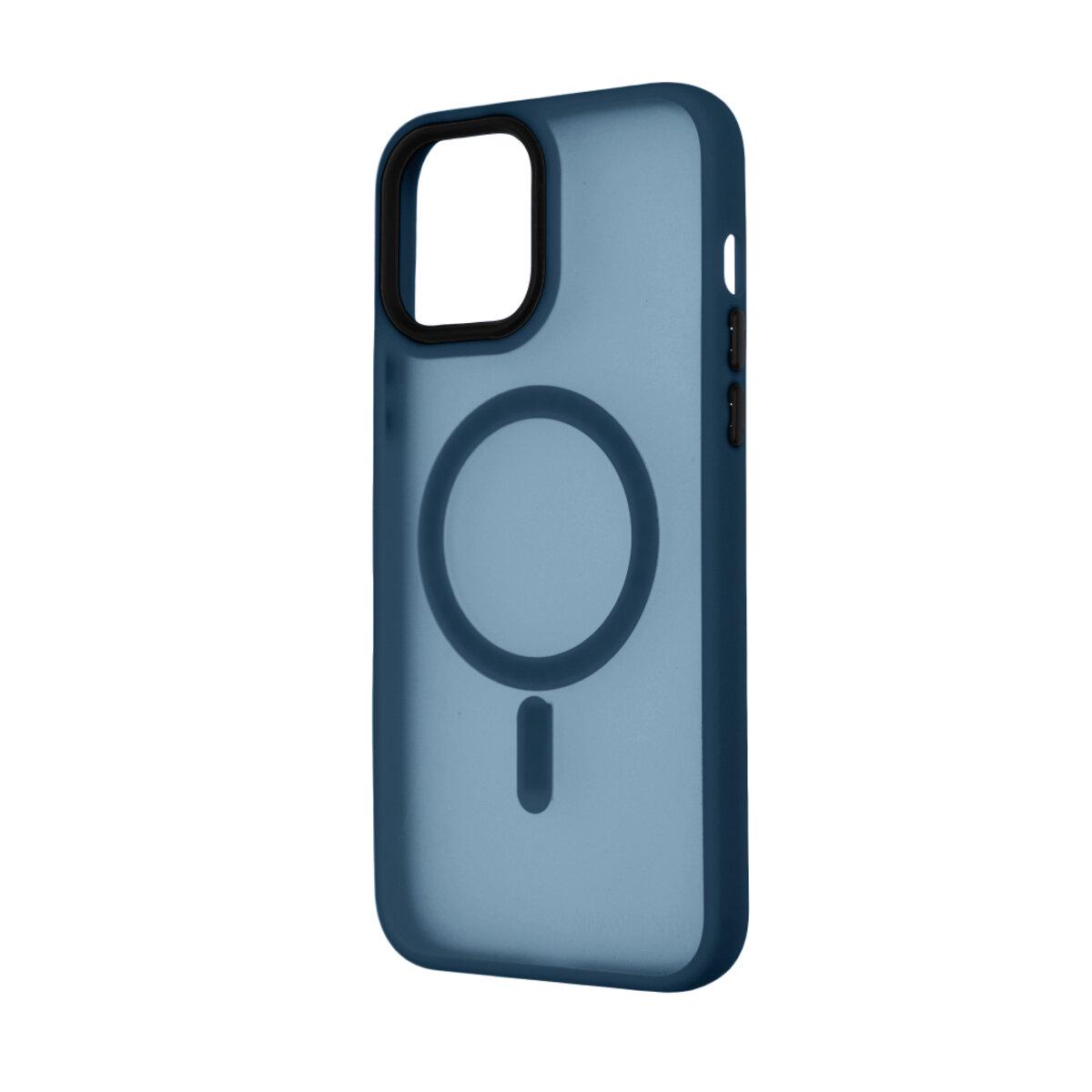 Противоударный чехол для Apple iPhone 13 Pro Max Cosmic Magnetic Color HQ / Blue