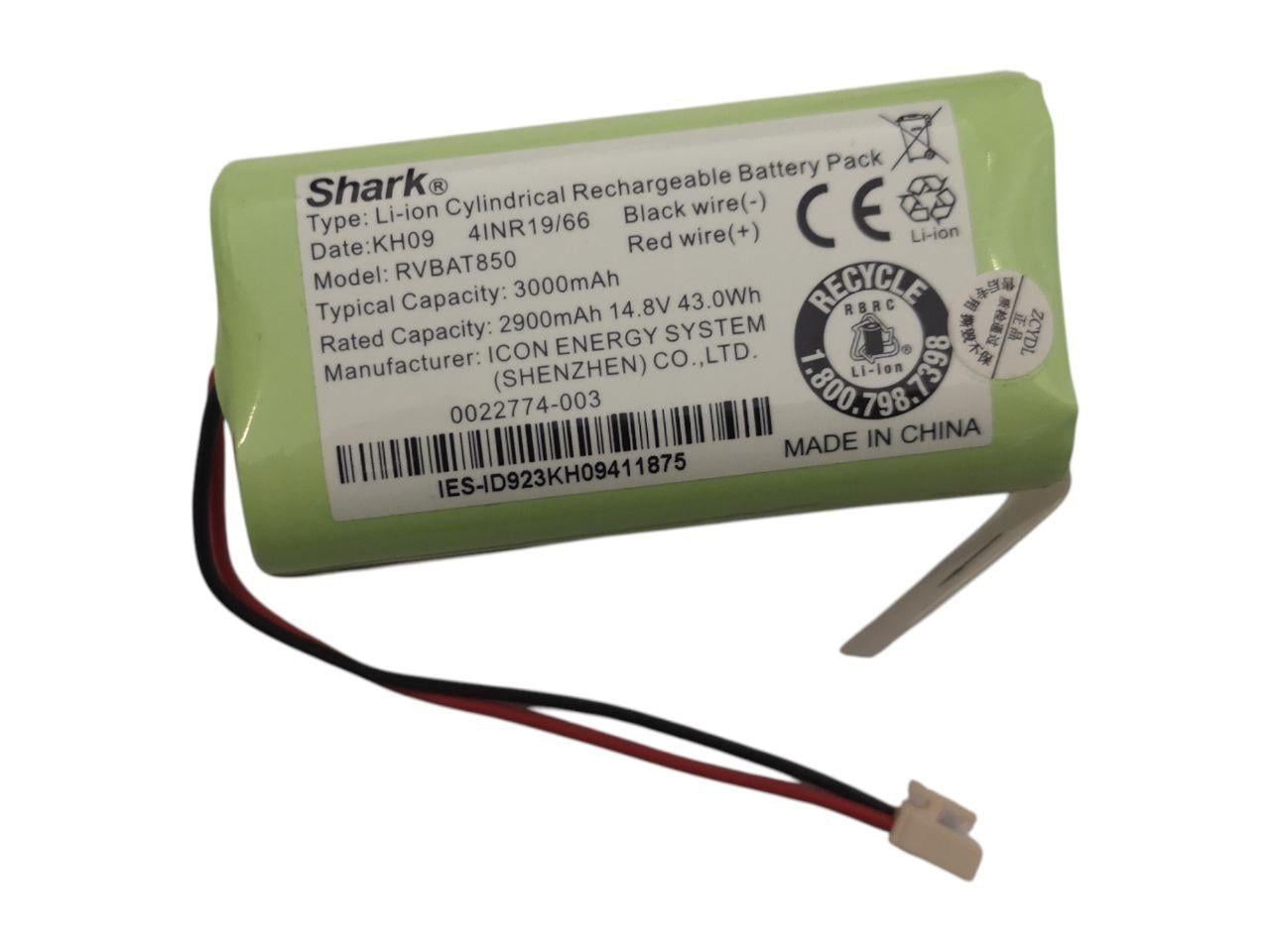 Аккумулятор для Shark RV1000/RV1000S/RV1001/RV912S/JL15/RVBAT850 3000 mAh 43,0Wh (000013135)