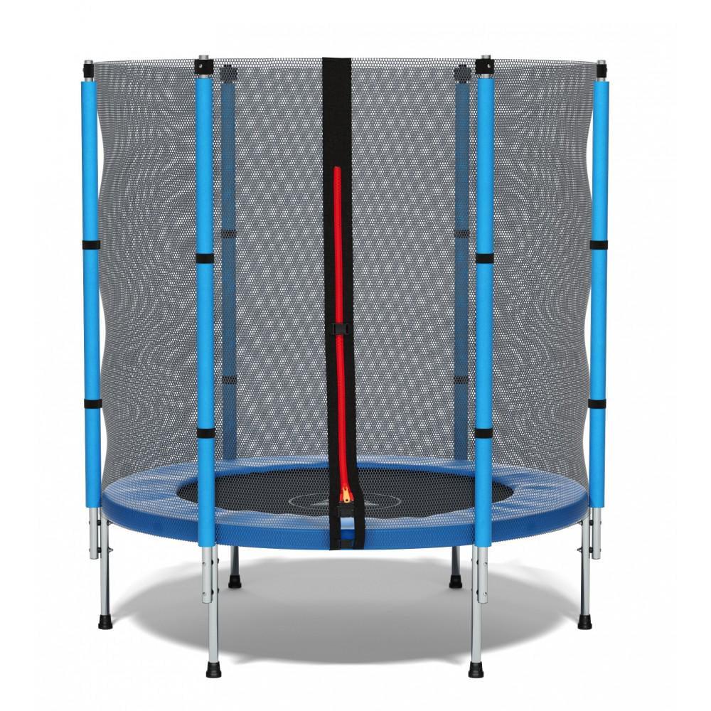 Батут детский Atleto с сеткой 140 см Синий (21000400) - фото 2 Батут детский Atleto с сеткой 140 см Синий (21000400) - фото 2