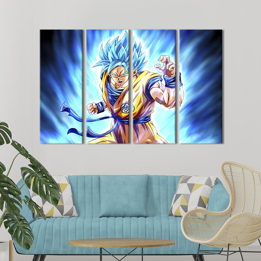 Картина модульная из 4 частей Goku M 89x53 см (708-41)