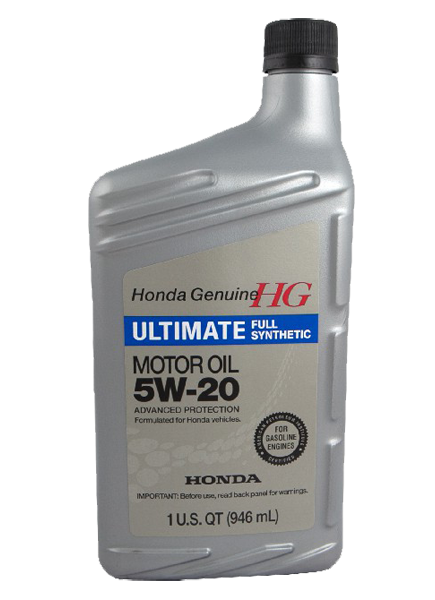 Моторное масло Honda HG Ultimate Synthetic 5W-20 1 л