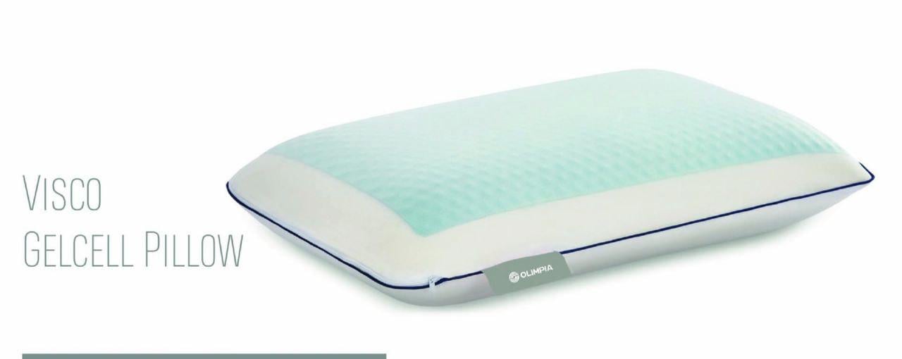 Подушка OLIMPIA PILLOW VISCO GELCEL 40х60х15 см - фото 2 Подушка OLIMPIA PILLOW VISCO GELCEL 40х60х15 см - фото 2