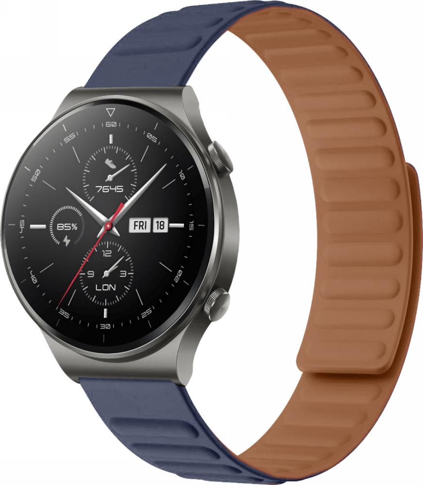 Ремінець Magneter для Huawei Watch GT 2 Pro Dark Blue (26656-5D)