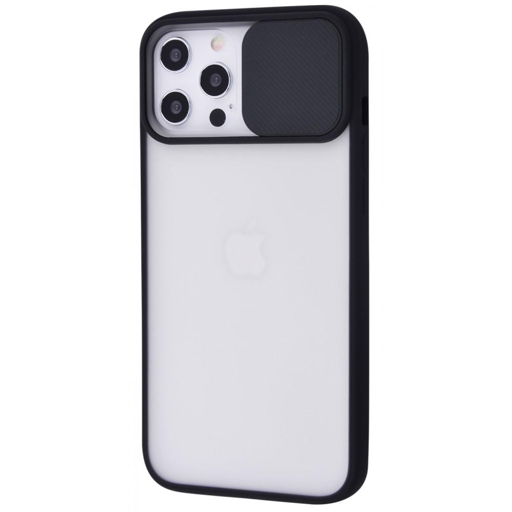 Чохол PRC Camera Protect Matte case PC/TPU для iPhone 12 Pro Max Black