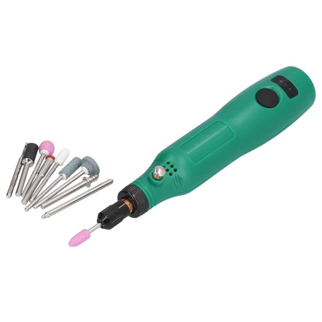 Ручная гравировальная машинка Bodasan мини дрель/гравер/роторный инструмент с комплектом насадок (HR-102) - фото 2