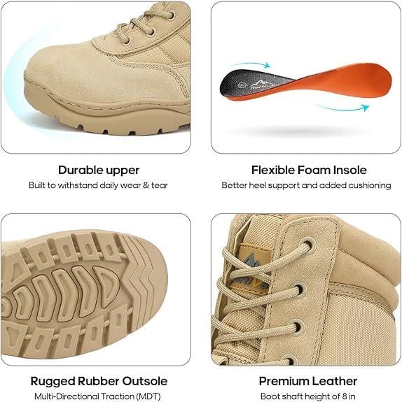 Берці NORTIV 8 з блискавкою р. 44 - фото 6 Берці NORTIV 8 з блискавкою р. 44 - фото 6