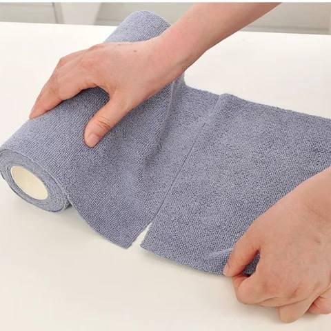 Салфетки для уборки отрывные в рулоне микрофибра 20 шт. 25х25 см Серый (fb0625f7) - фото 2 Салфетки для уборки отрывные в рулоне микрофибра 20 шт. 25х25 см Серый (fb0625f7) - фото 2