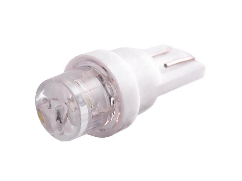 Автомобильная лампа светодиодная LEDUA T10-1pc вогнутый LED 24V Белый (401)