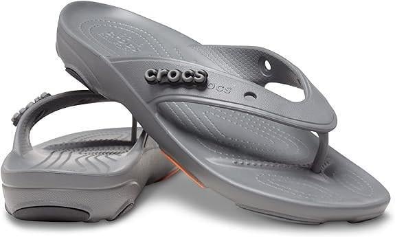 В'єтнамки чоловічі Crocs All-Terrain Flip Slate р. 44-45 Сірий (15134)