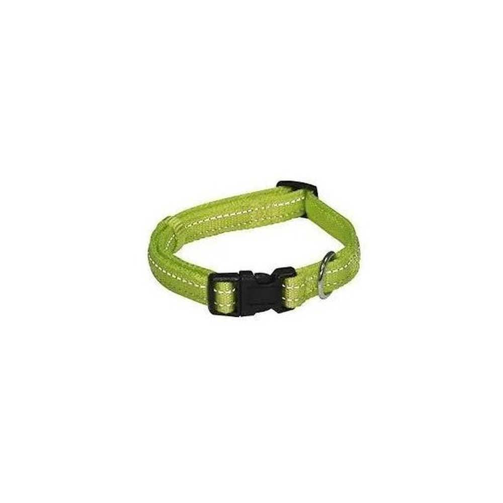 Ошейник для собак светоотражающий Croci SOFT REFLECTIVE из нейлона 40-65 см Зеленый Ошейник для собак светоотражающий Croci SOFT REFLECTIVE из нейлона 40-65 см Зеленый