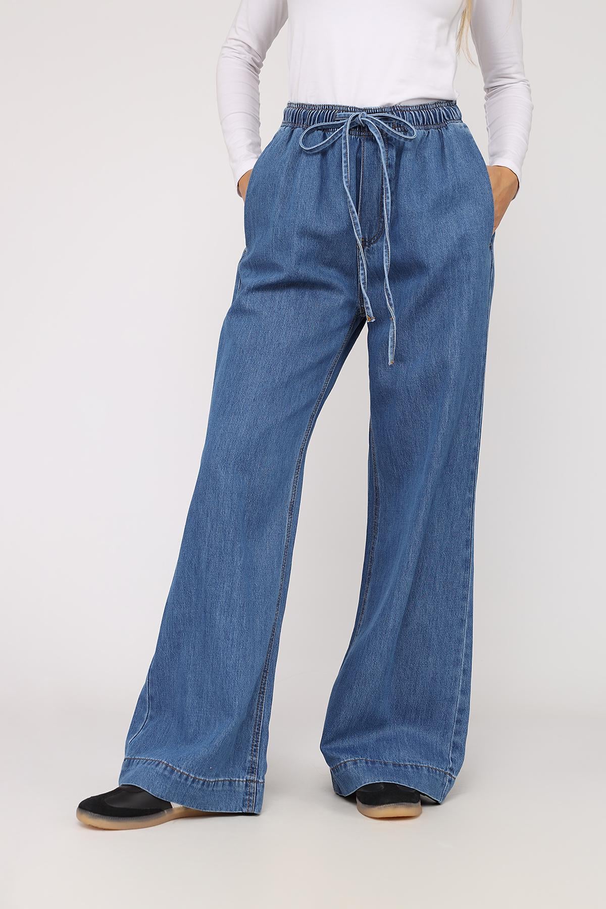 Джинсы baggy женские р. 46 Синий (ЦБ-00279672)