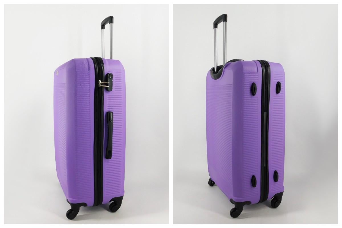 Валіза пластикова Nuri 270 маленька Фіолетовий - фото 4 Валіза пластикова Nuri 270 маленька Фіолетовий - фото 4
