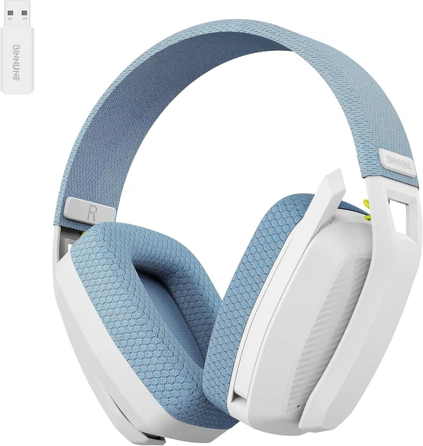 Наушники BINNUNE BW06 LIGHTSPEED Wireless Gaming Headset Blue-White (34377527)