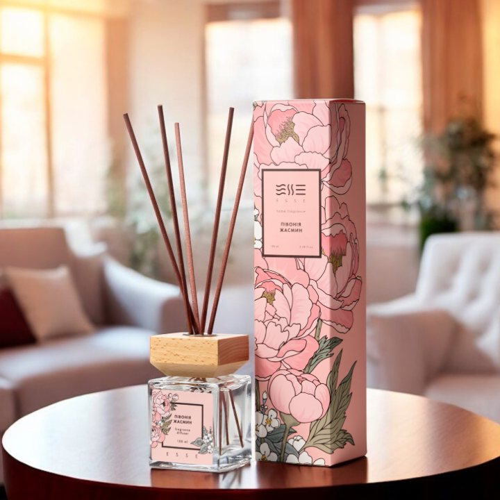 Аромадиффузор Esse Home Пион Жасмин 100 мл (2609199039) - фото 1 Аромадиффузор Esse Home Пион Жасмин 100 мл (2609199039) - фото 1