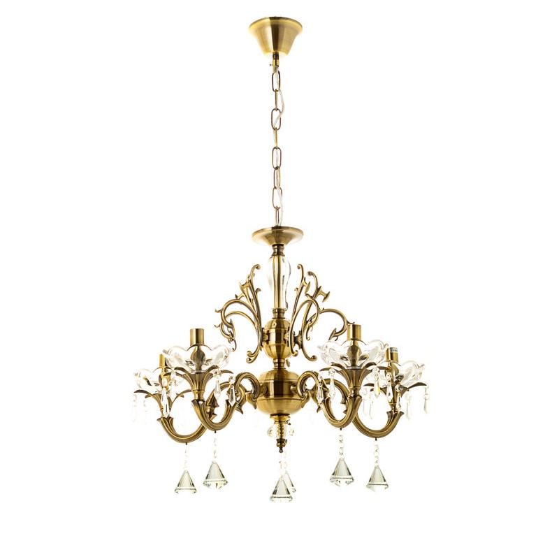 Люстра подвесная свечи Light House ES-15872/5 Бронзовый