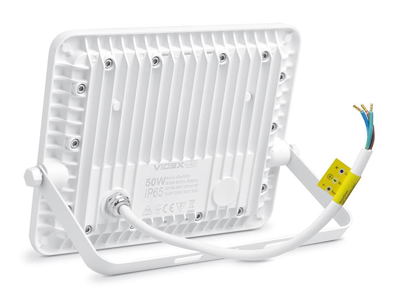 Прожектор Videx LED 50W 5000К 220V IP65 (VL-F2e-505W) - фото 3 Прожектор Videx LED 50W 5000К 220V IP65 (VL-F2e-505W) - фото 3