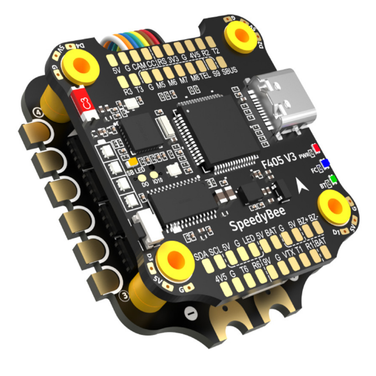 Стек польотний SpeedyBee F405 V3 ESC 3-6 с 50A 30х30 мм