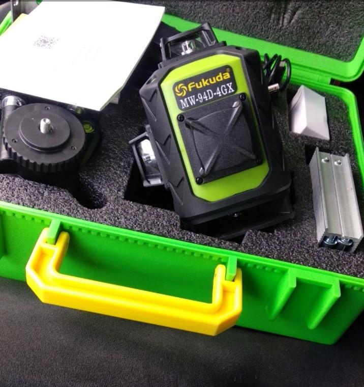 Лазерний рівень Fukuda 4GX діоди osram та штатив 2 м (MW94D) - фото 6