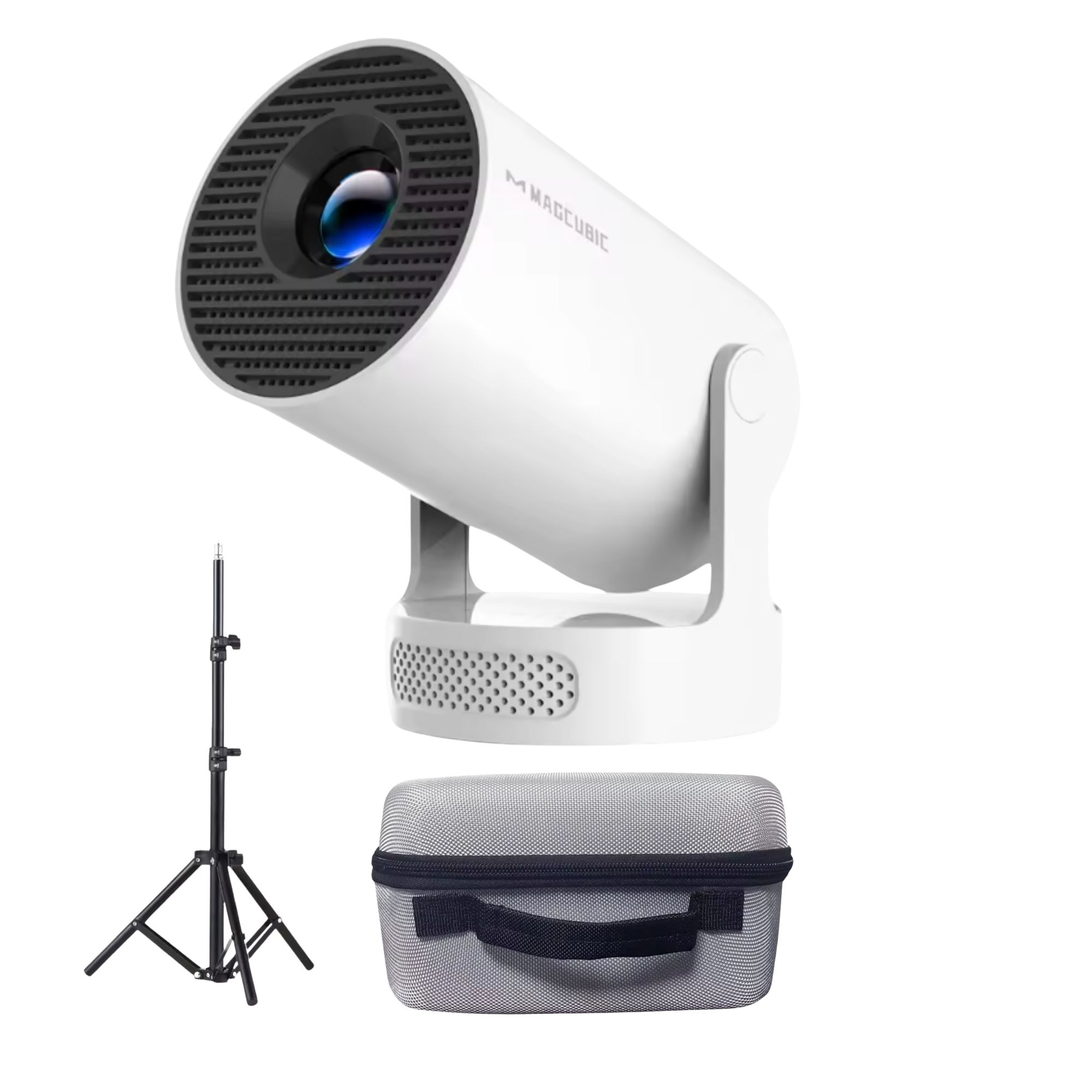 Комплект для домашнего кинотеатра проектор Magcubic HY300 PRO с мощным HiFi-звуком White/штатив 1,1 м/кейс для проектора (26415941) Комплект для домашнего кинотеатра проектор Magcubic HY300 PRO с мощным HiFi-звуком White/штатив 1,1 м/кейс для проектора (26415941)