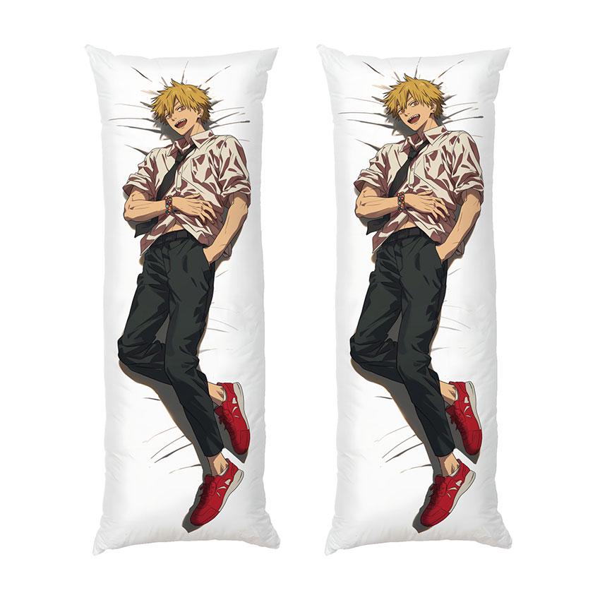 Подушка дакимакура Denji Chainsaw Man Anime Art габардин 140х45 см
