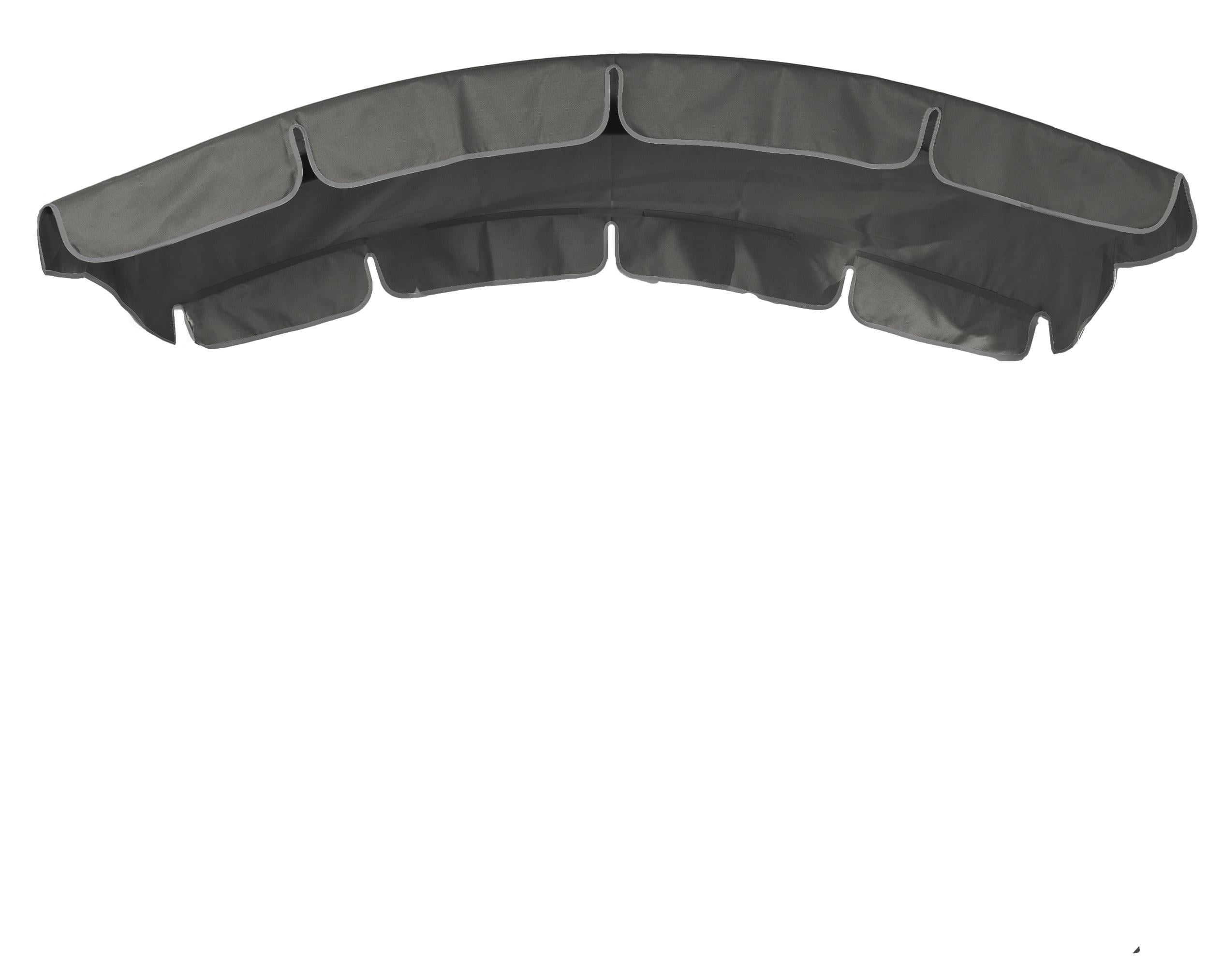 Тент-крыша для качелей eGarden с округлой крышей 150х210 см Серый (5554)