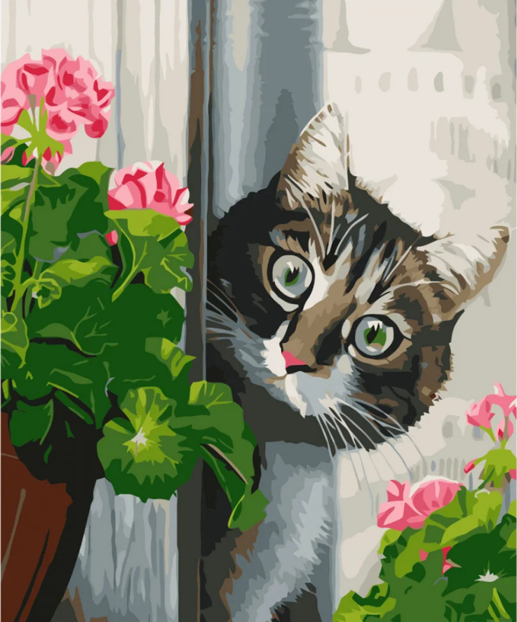 Картина по номерам Strateg Мудрая сова 40x50 см (VA-3655)