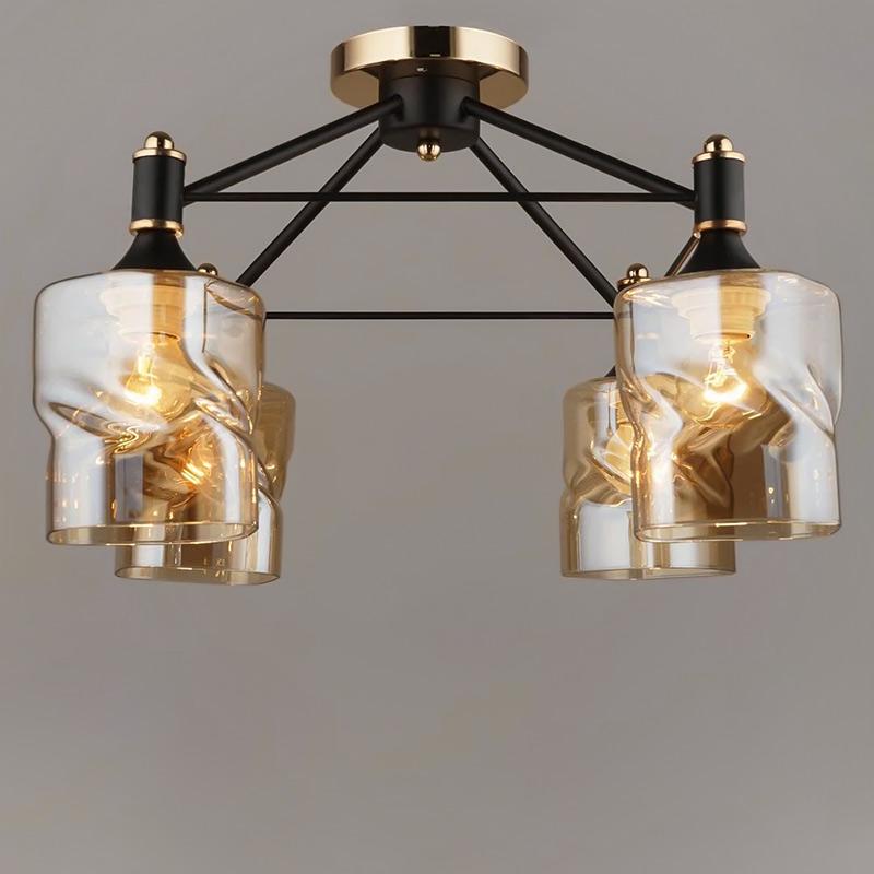 Люстра потолочная Light House SRS-16304/4 Черный (10843)