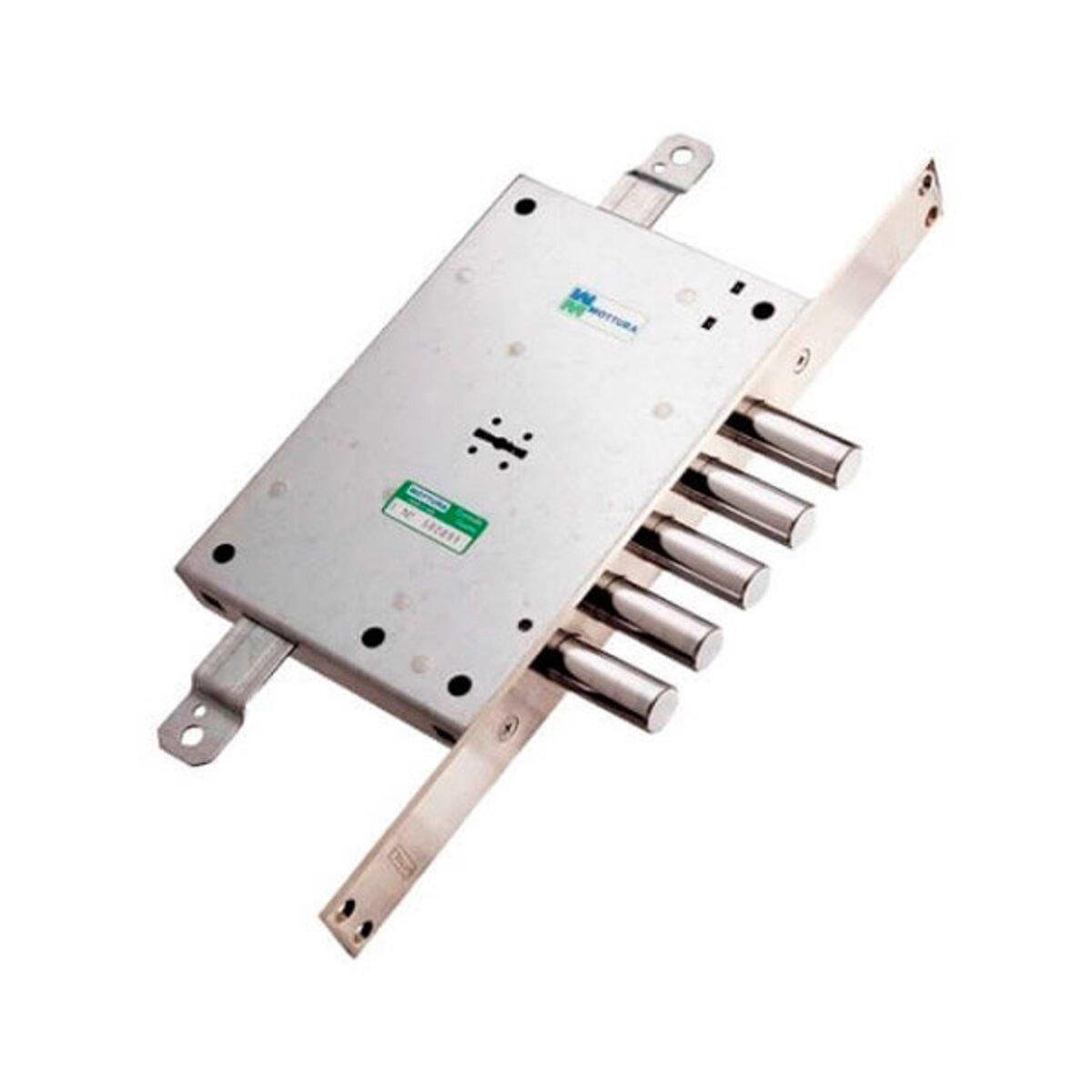 Замок Mottura 52783DM2856CR 5 ригельний под тяги хром накл