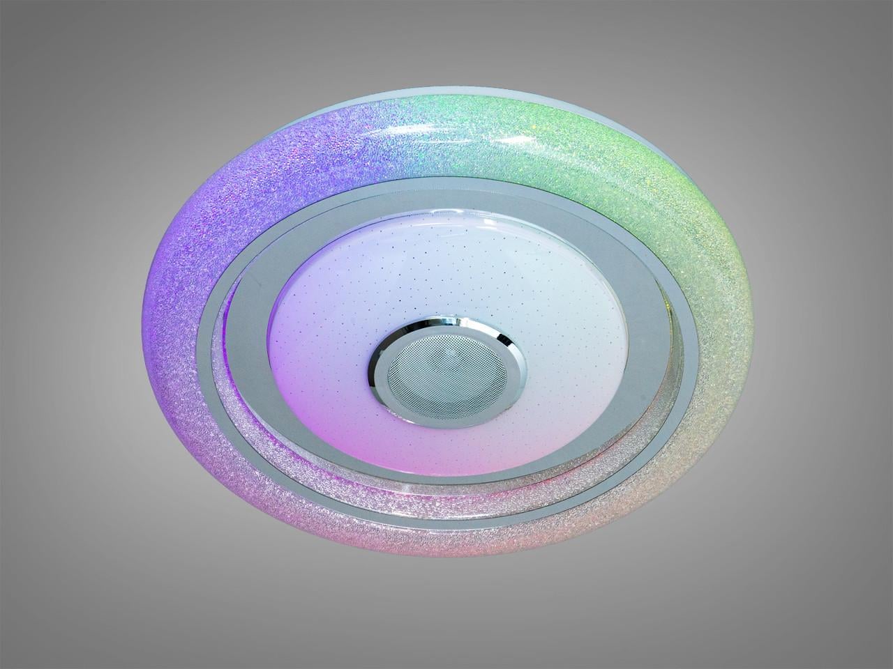 Потолочная люстра Diasha DB-8314-500RGB+MP3 Smart 80 Вт RGB колонка BT Белый (2985139258)