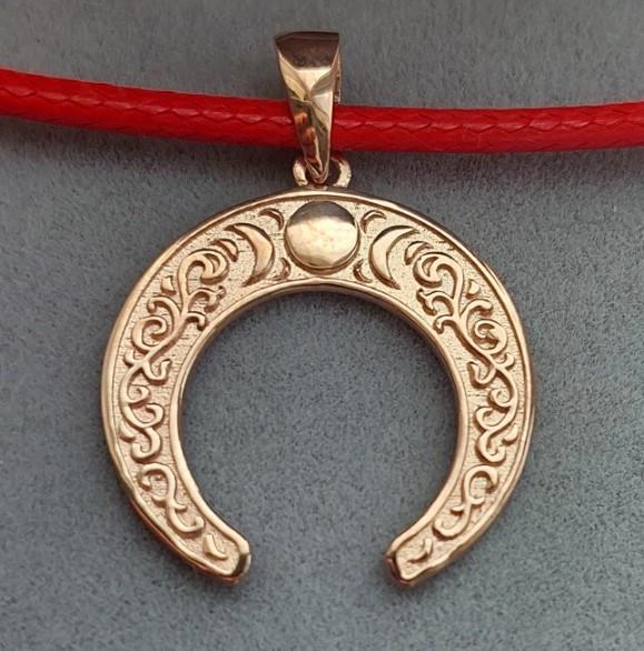 Підвіска срібний Лунниця з місяцями позолота 925 проба (29918553)