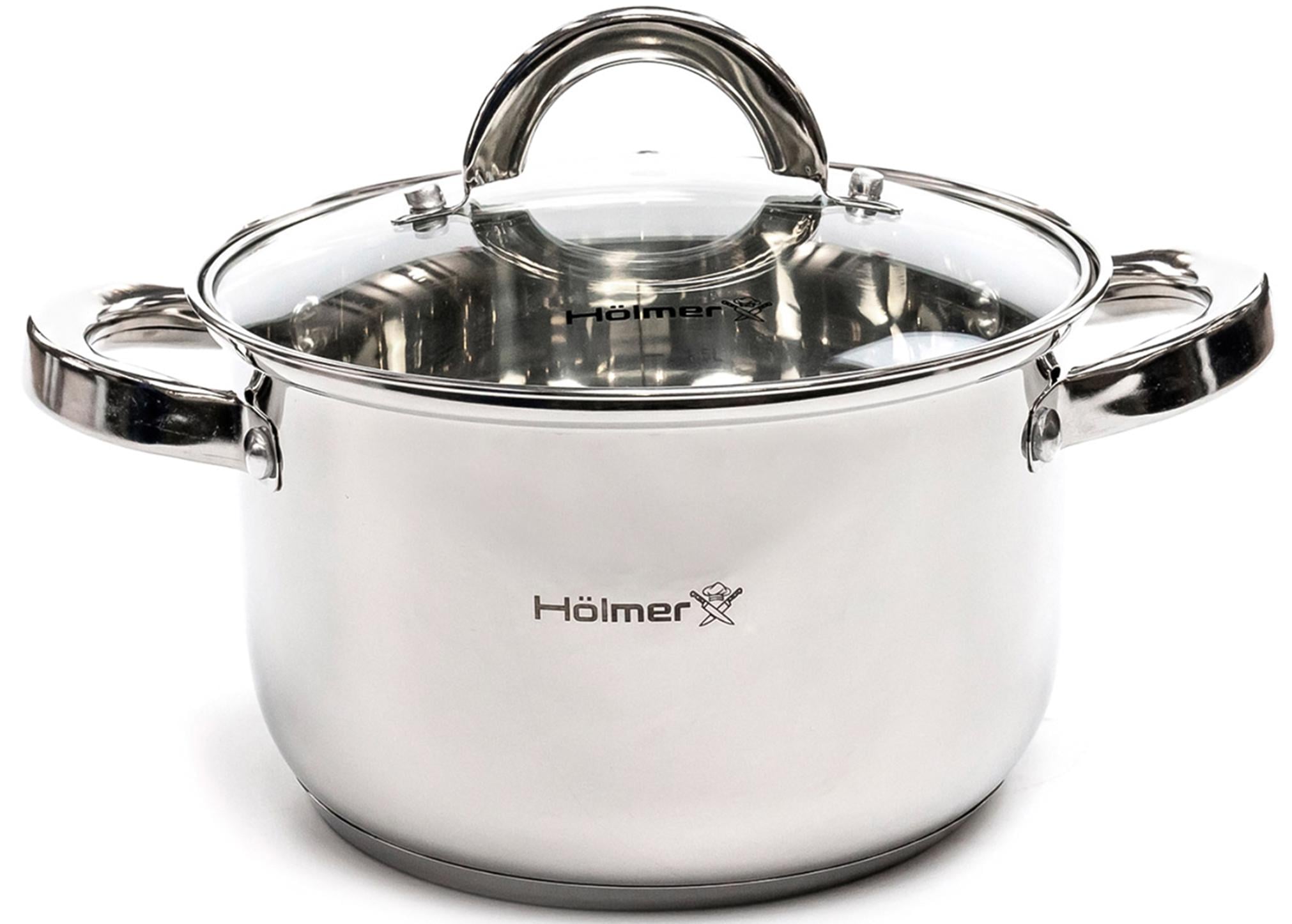 Кастрюля Holmer с крышкой 3,6 л CR-18435-SS) Кастрюля Holmer с крышкой 3,6 л CR-18435-SS)