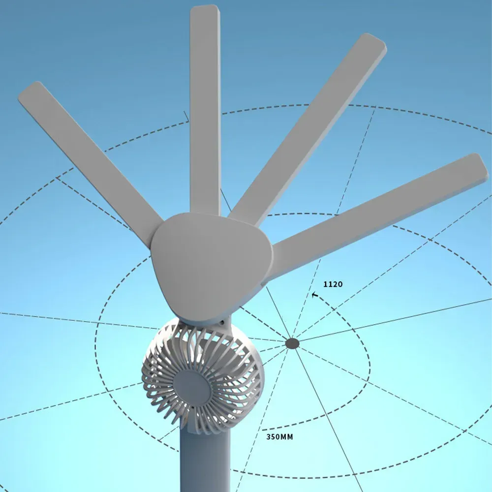 Настольная лампа с вентилятором и дисплеем аккумуляторная 3200 мАч USB (234580171) - фото 6 Настольная лампа с вентилятором и дисплеем аккумуляторная 3200 мАч USB (234580171) - фото 6