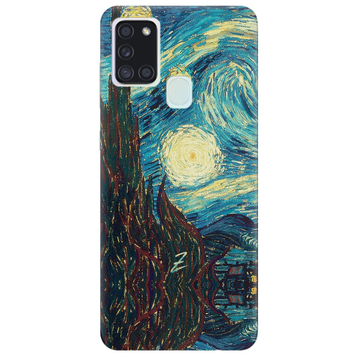 Силіконовий чохол Zorrov для Samsung Galaxy A21s - Starry Night (14100040082087642)