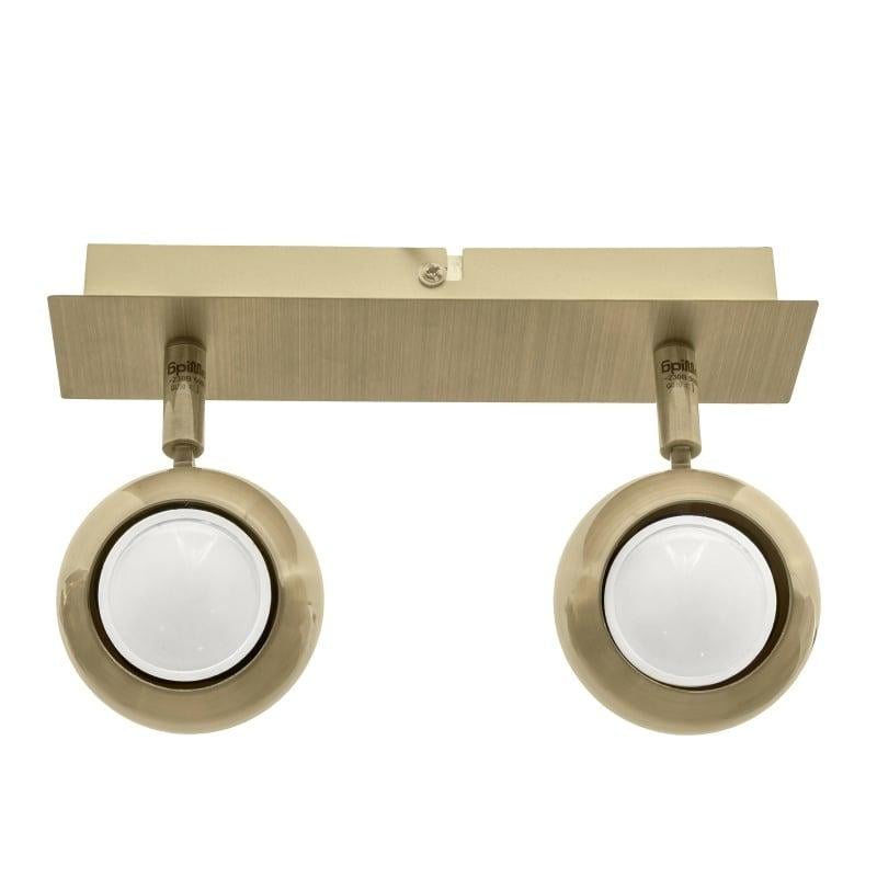 Светильник спот Brille HTL-195/2 GU10 AB (26-757)